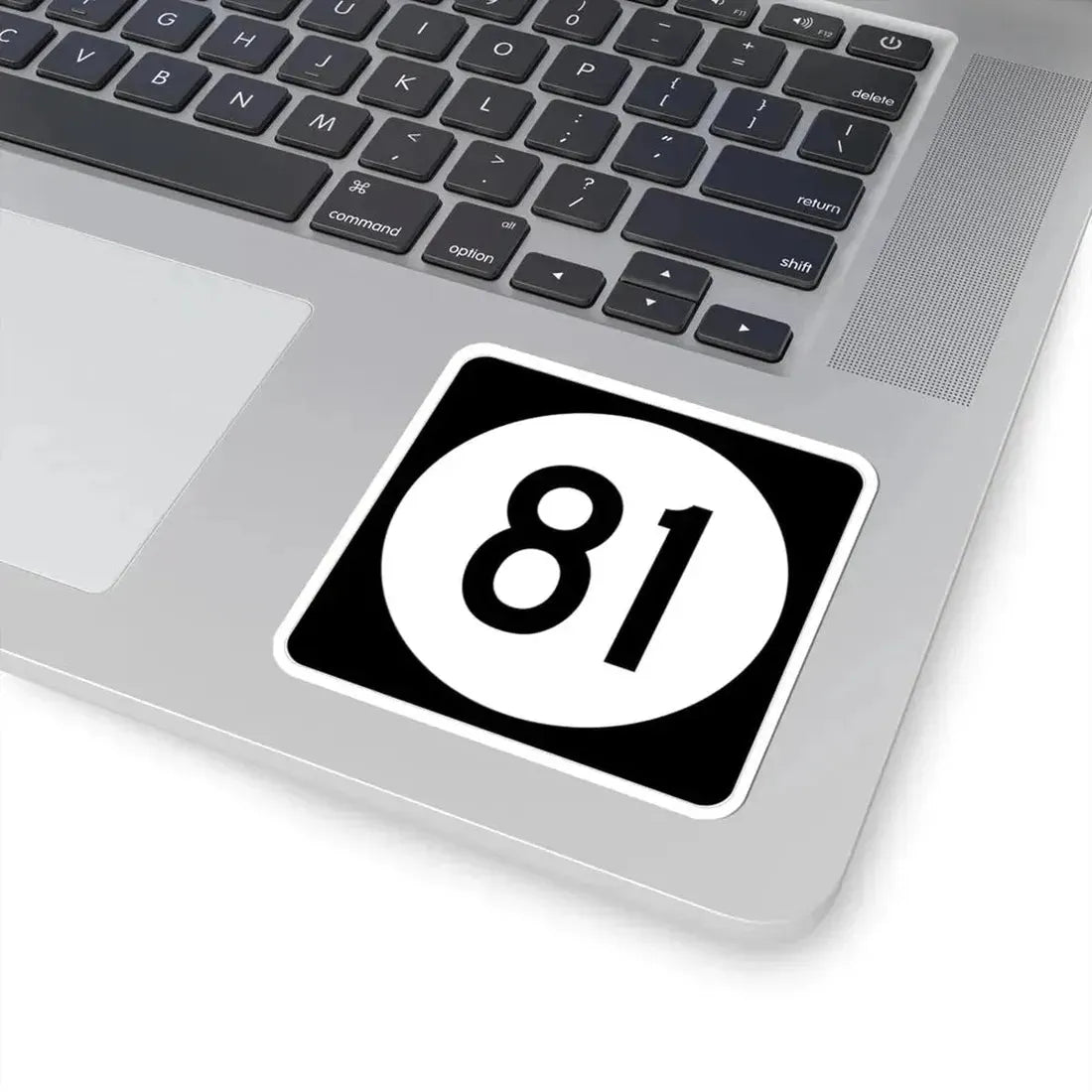 Iowa 81 (Iowa) (Road Sign) STICKER Vinyl Kiss-Cut Decal - The Sticker Space