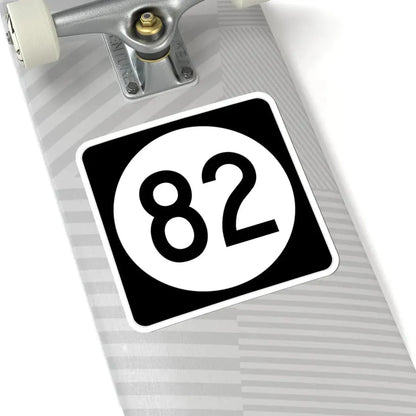 Iowa 82 (Iowa) (Road Sign) STICKER Vinyl Kiss-Cut Decal - The Sticker Space