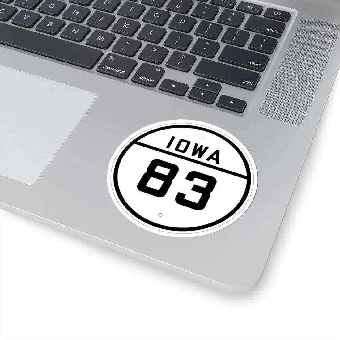 Iowa 83 1926 (Iowa) (Road Sign) STICKER Vinyl Kiss-Cut Decal - The Sticker Space