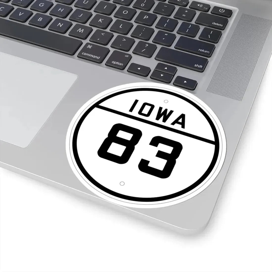 Iowa 83 1926 (Iowa) (Road Sign) STICKER Vinyl Kiss-Cut Decal - The Sticker Space