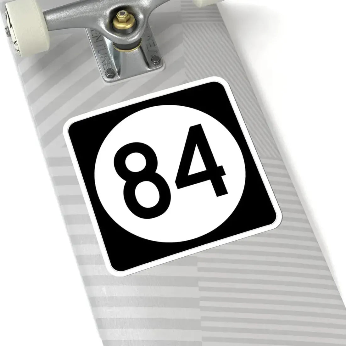 Iowa 84 (Iowa) (Road Sign) STICKER Vinyl Kiss-Cut Decal - The Sticker Space