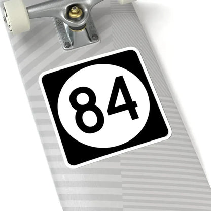 Iowa 84 (Iowa) (Road Sign) STICKER Vinyl Kiss-Cut Decal - The Sticker Space
