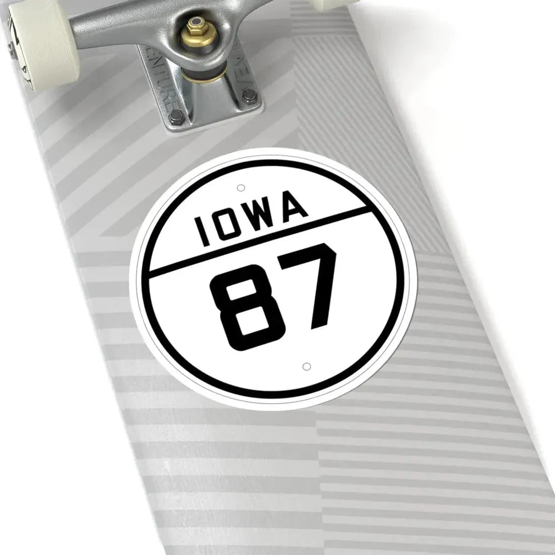 Iowa 87 1926 (Iowa) (Road Sign) STICKER Vinyl Kiss-Cut Decal - The Sticker Space