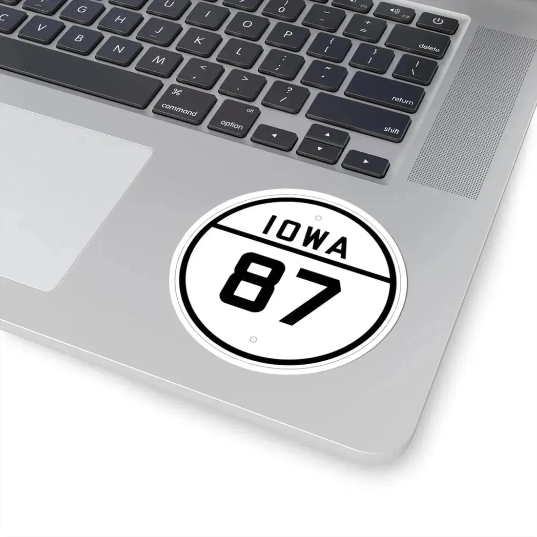 Iowa 87 1926 (Iowa) (Road Sign) STICKER Vinyl Kiss-Cut Decal - The Sticker Space