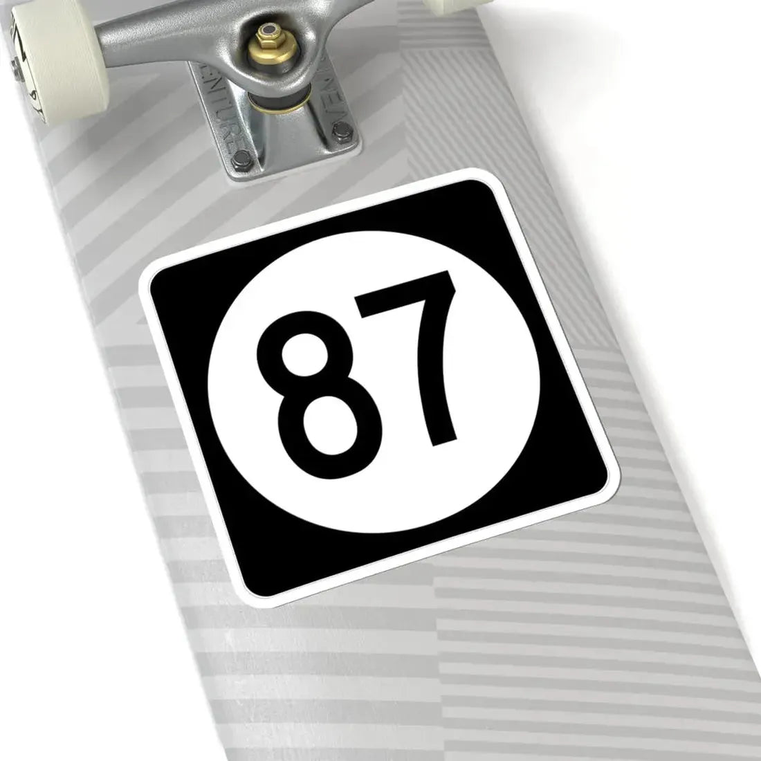 Iowa 87 (Iowa) (Road Sign) STICKER Vinyl Kiss-Cut Decal - The Sticker Space