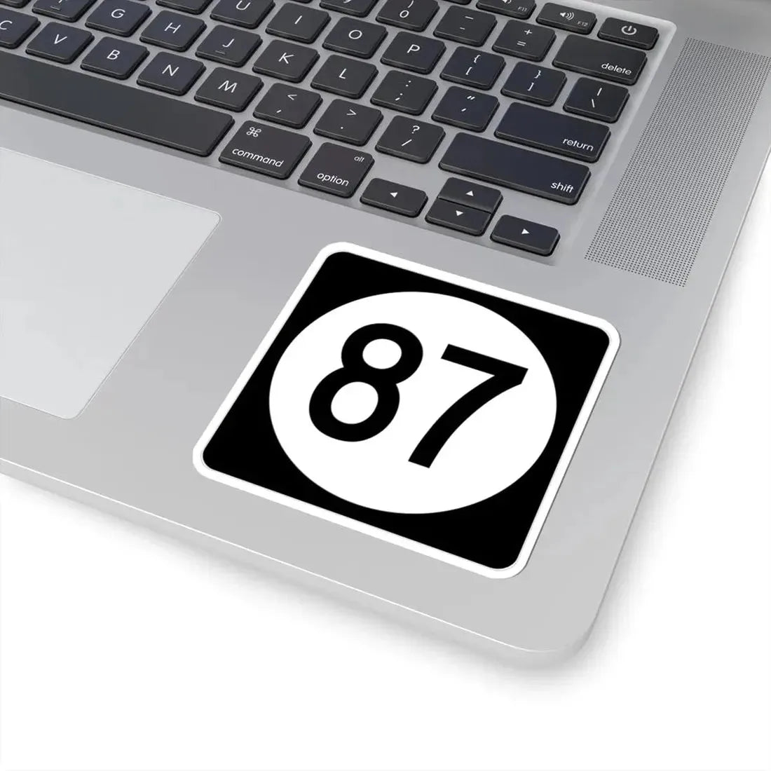 Iowa 87 (Iowa) (Road Sign) STICKER Vinyl Kiss-Cut Decal - The Sticker Space