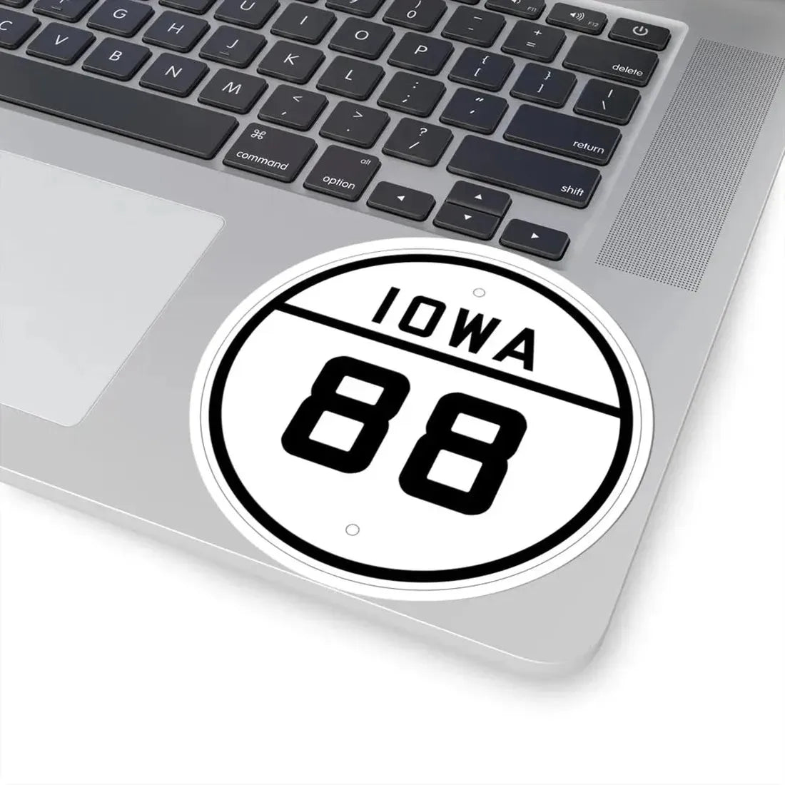 Iowa 88 1926 (Iowa) (Road Sign) STICKER Vinyl Kiss-Cut Decal - The Sticker Space