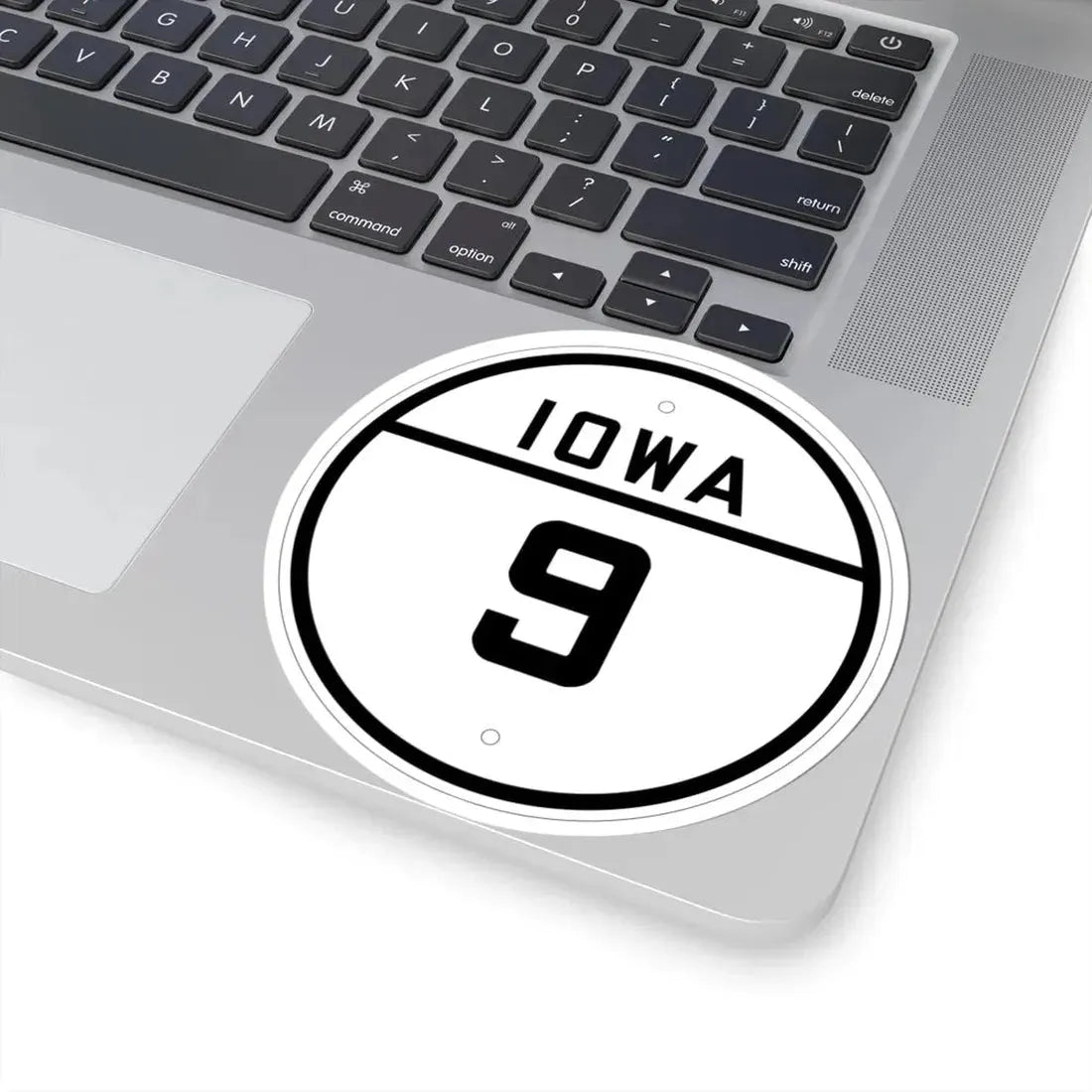 Iowa 9 1926 (Iowa) (Road Sign) STICKER Vinyl Kiss-Cut Decal - The Sticker Space