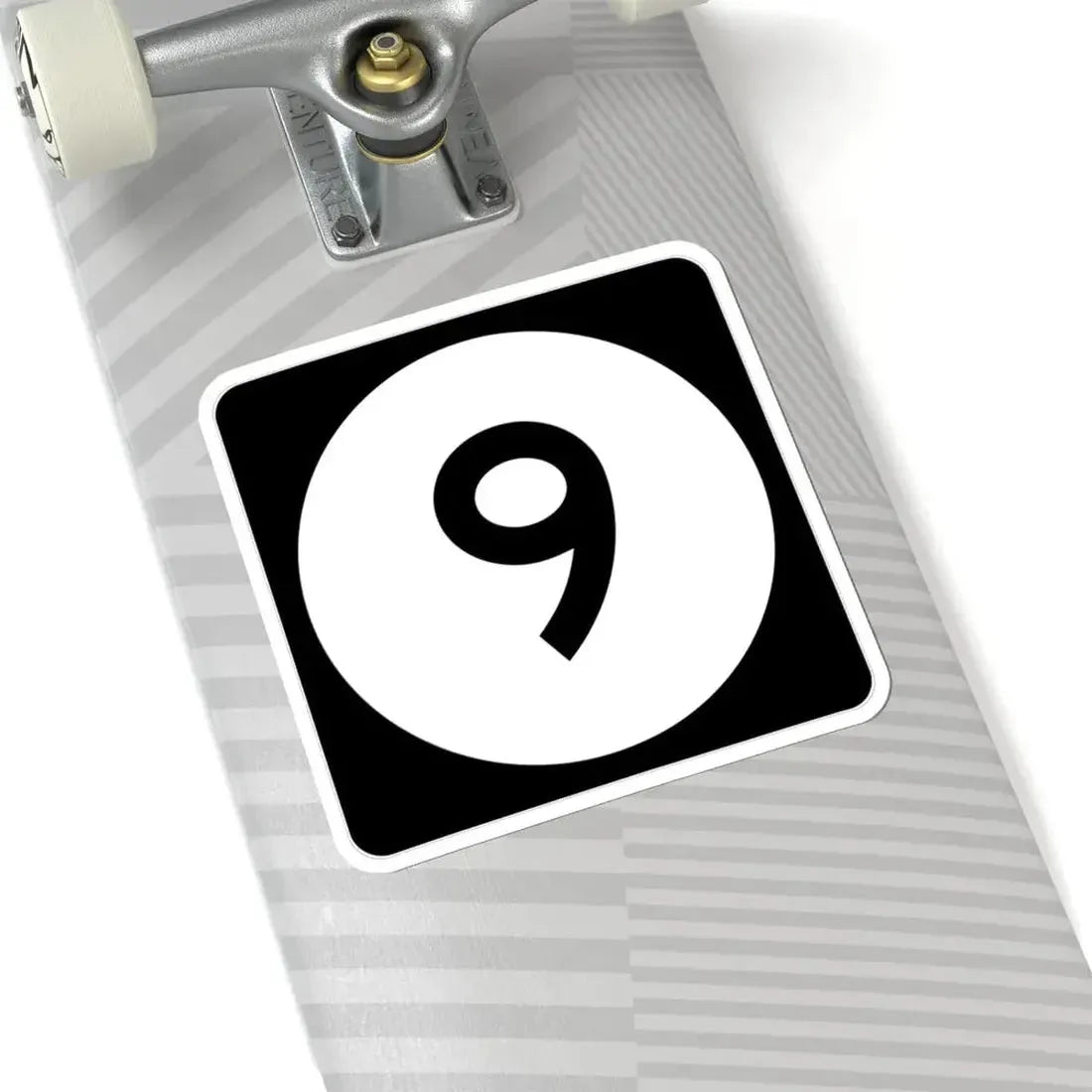 Iowa 9 (Iowa) (Road Sign) STICKER Vinyl Kiss-Cut Decal - The Sticker Space