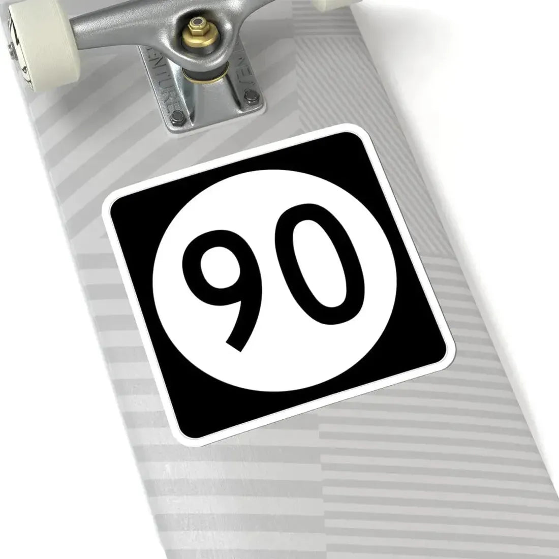 Iowa 90 (Iowa) (Road Sign) STICKER Vinyl Kiss-Cut Decal - The Sticker Space