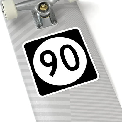 Iowa 90 (Iowa) (Road Sign) STICKER Vinyl Kiss-Cut Decal - The Sticker Space