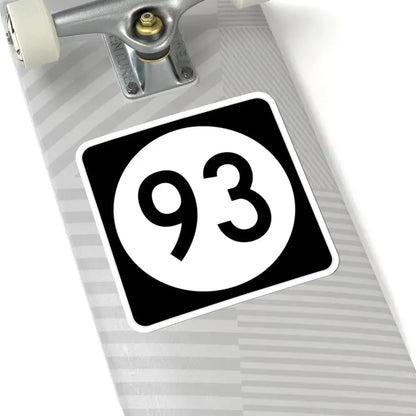 Iowa 93 (Iowa) (Road Sign) STICKER Vinyl Kiss-Cut Decal - The Sticker Space