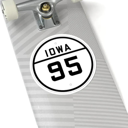 Iowa 95 1926 (Iowa) (Road Sign) STICKER Vinyl Kiss-Cut Decal - The Sticker Space