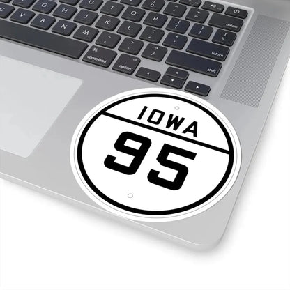 Iowa 95 1926 (Iowa) (Road Sign) STICKER Vinyl Kiss-Cut Decal - The Sticker Space