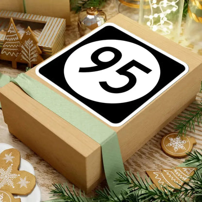 Iowa 95 (Iowa) (Road Sign) STICKER Vinyl Kiss-Cut Decal - The Sticker Space