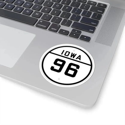 Iowa 96 1926 (Iowa) (Road Sign) STICKER Vinyl Kiss-Cut Decal - The Sticker Space
