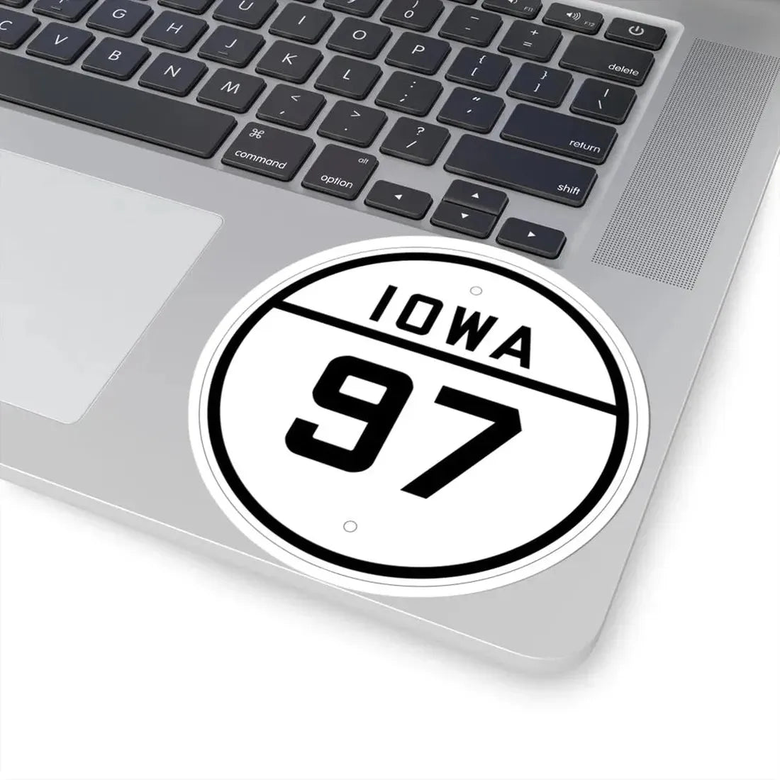 Iowa 97 1926 (Iowa) (Road Sign) STICKER Vinyl Kiss-Cut Decal - The Sticker Space