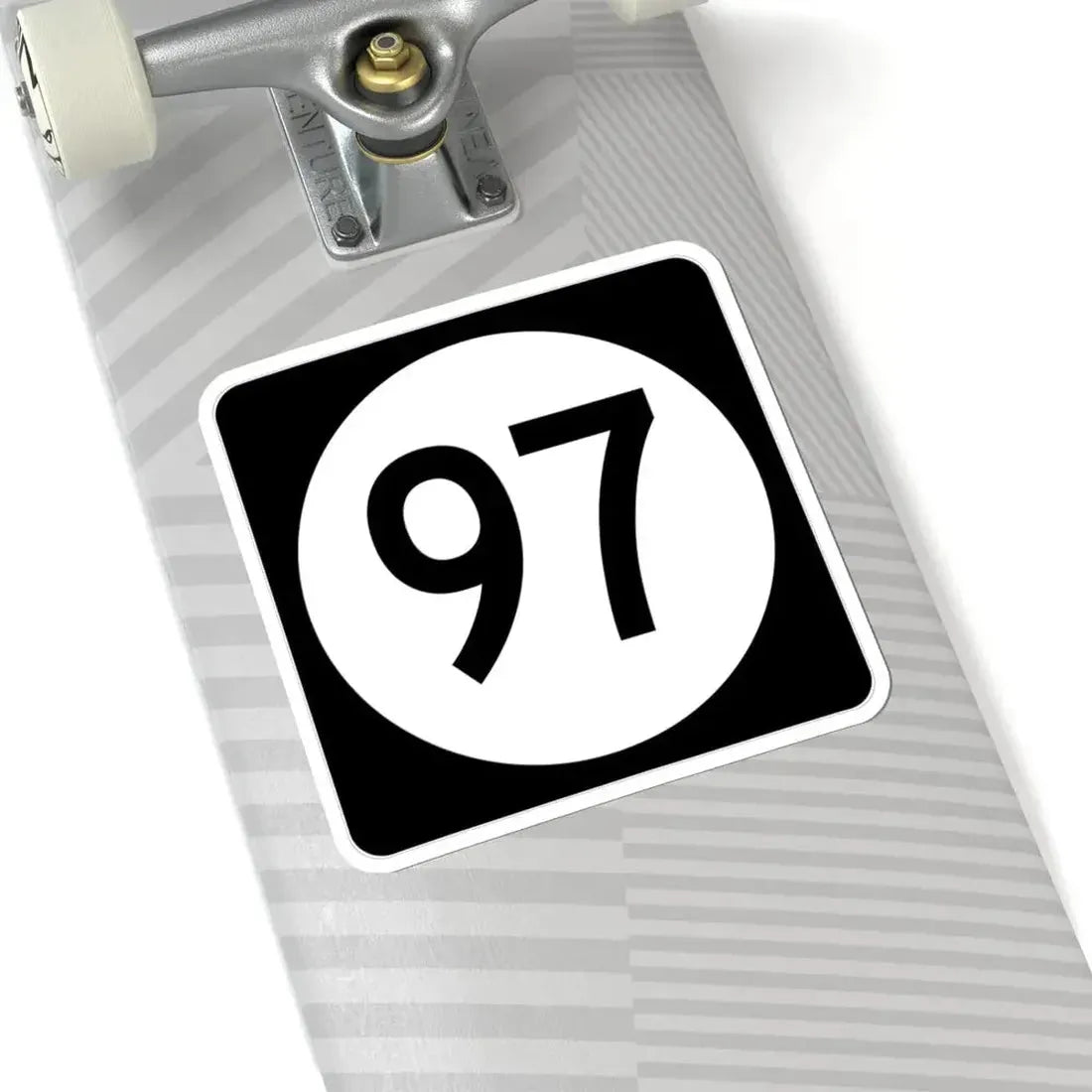 Iowa 97 (Iowa) (Road Sign) STICKER Vinyl Kiss-Cut Decal - The Sticker Space