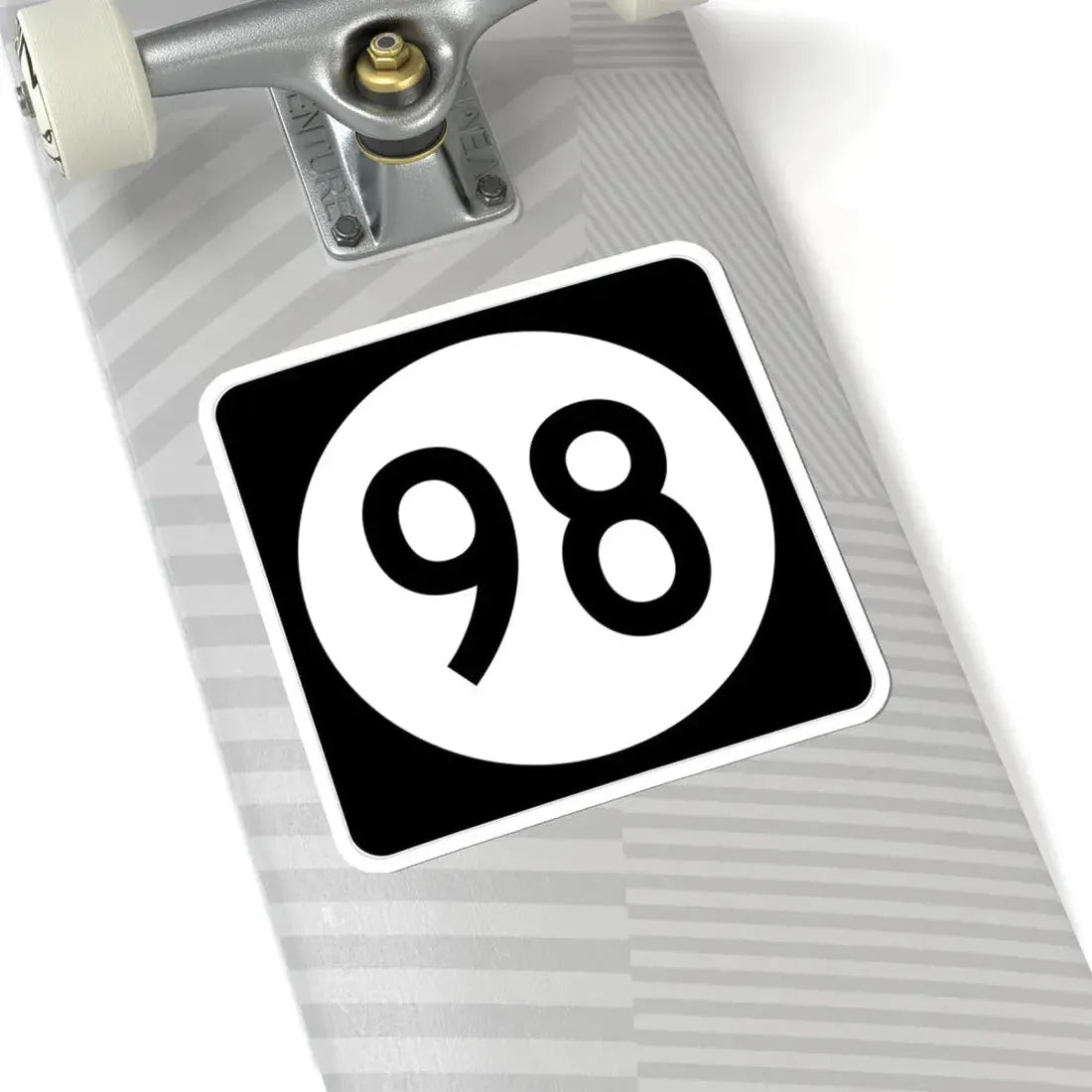 Iowa 98 (Iowa) (Road Sign) STICKER Vinyl Kiss-Cut Decal - The Sticker Space