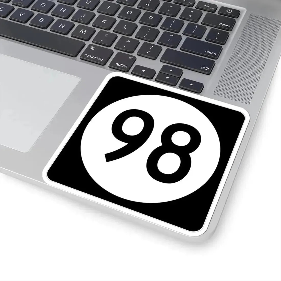 Iowa 98 (Iowa) (Road Sign) STICKER Vinyl Kiss-Cut Decal - The Sticker Space