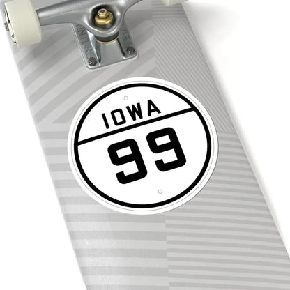 Iowa 99 1926 (Iowa) (Road Sign) STICKER Vinyl Kiss-Cut Decal - The Sticker Space