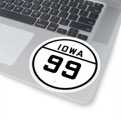 Iowa 99 1926 (Iowa) (Road Sign) STICKER Vinyl Kiss-Cut Decal - The Sticker Space
