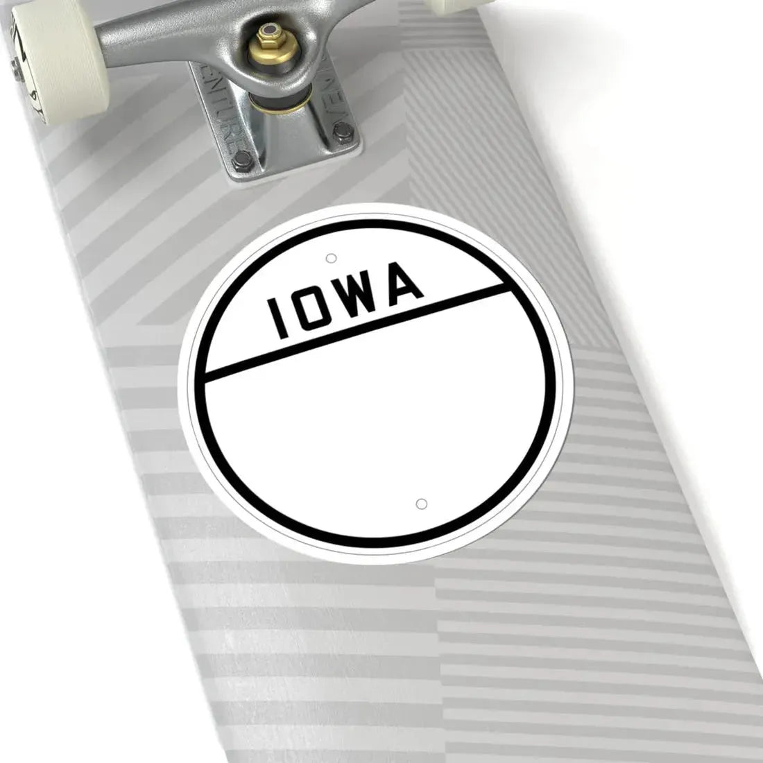 Iowa blank 1926 (Iowa) (Road Sign) STICKER Vinyl Kiss-Cut Decal - The Sticker Space