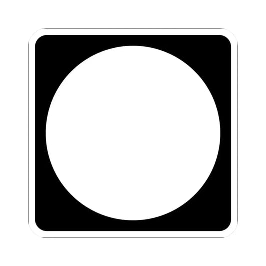 Iowa blank (Iowa) (Road Sign) STICKER Vinyl Kiss-Cut Decal 2 Inch White - The Sticker Space