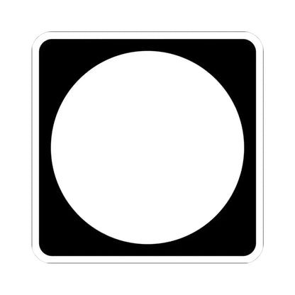 Iowa blank (Iowa) (Road Sign) STICKER Vinyl Kiss-Cut Decal 3 Inch White - The Sticker Space