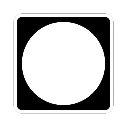 Iowa blank (Iowa) (Road Sign) STICKER Vinyl Kiss-Cut Decal 4 Inch White - The Sticker Space