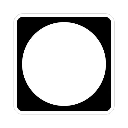 Iowa blank (Iowa) (Road Sign) STICKER Vinyl Kiss-Cut Decal 6 Inch White - The Sticker Space