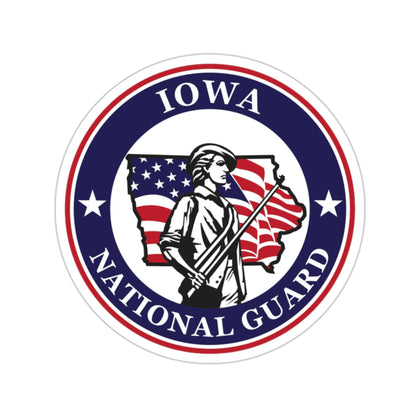 Iowa National Guard STICKER Vinyl Die-Cut Decal-2 Inch-The Sticker Space