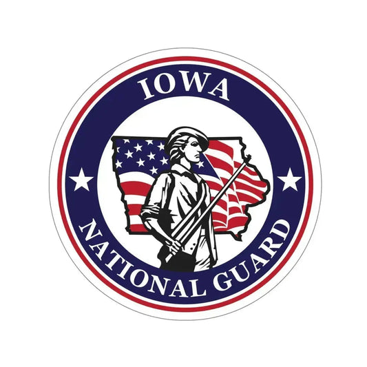 Iowa National Guard STICKER Vinyl Die-Cut Decal 6 Inch - The Sticker Space