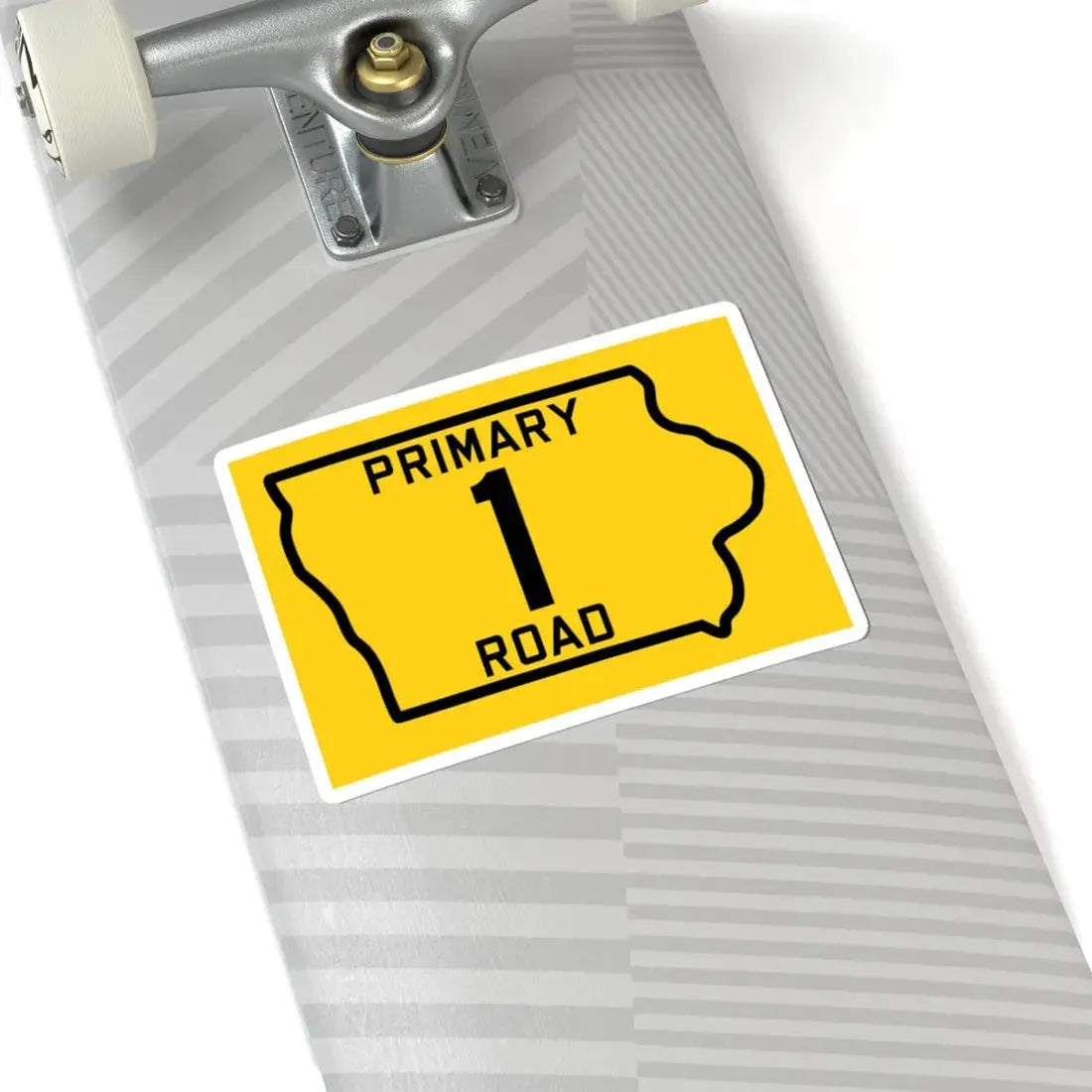 Iowa Primary 1 (Iowa) (Road Sign) STICKER Vinyl Kiss-Cut Decal - The Sticker Space