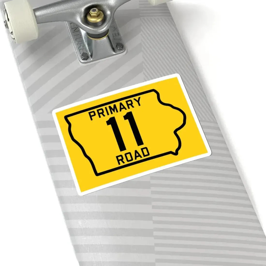 Iowa Primary 11 (Iowa) (Road Sign) STICKER Vinyl Kiss-Cut Decal - The Sticker Space