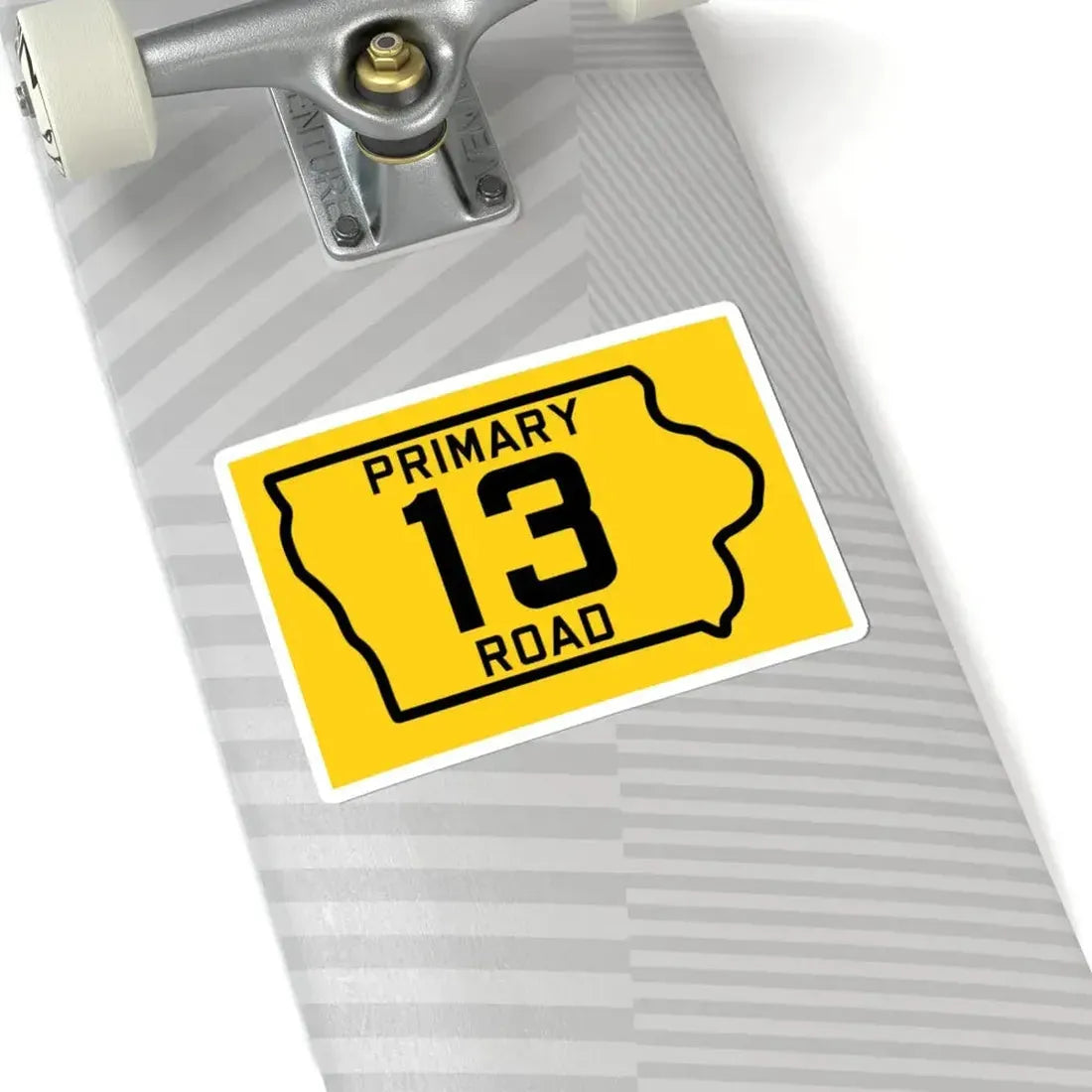 Iowa Primary 13 (Iowa) (Road Sign) STICKER Vinyl Kiss-Cut Decal - The Sticker Space