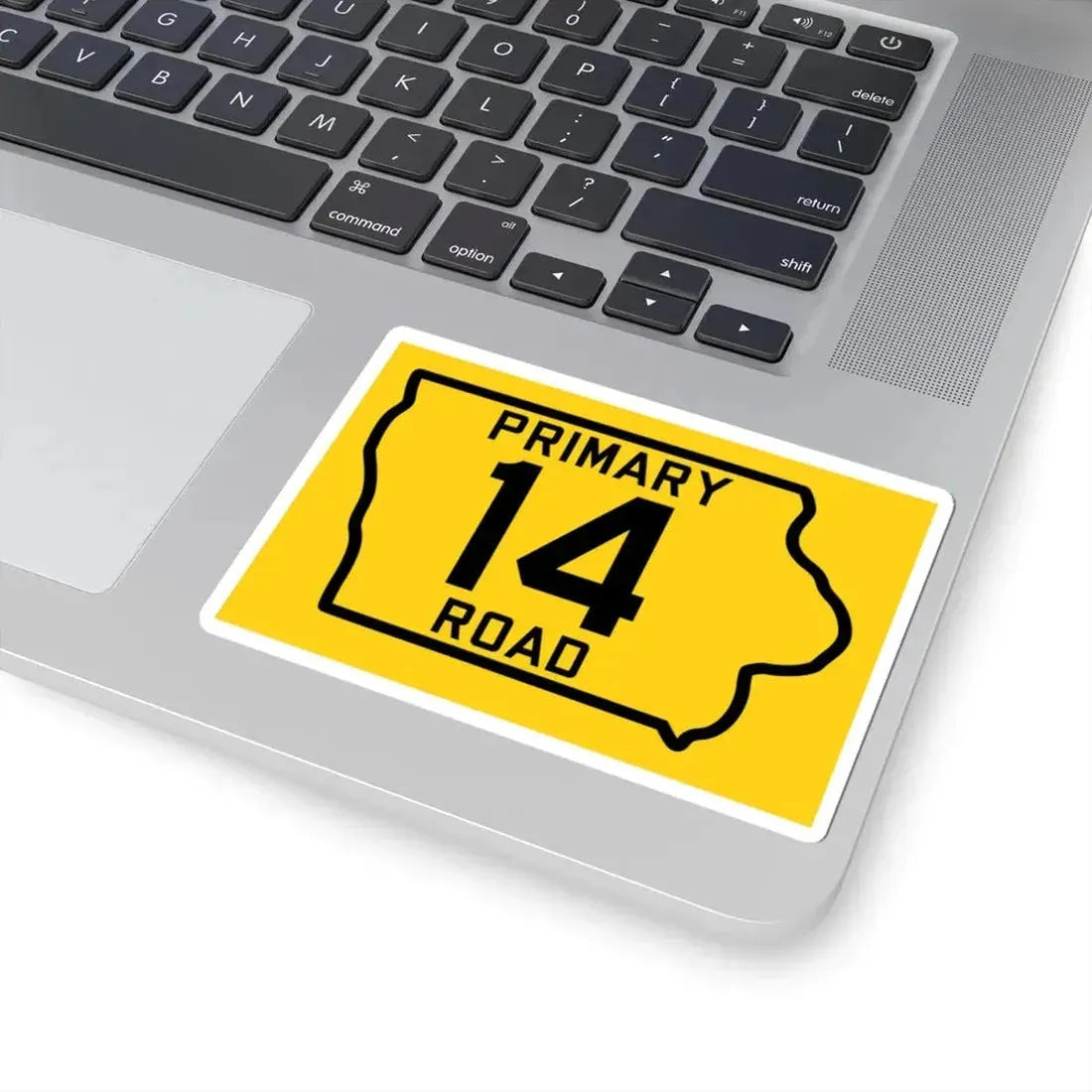 Iowa Primary 14 (Iowa) (Road Sign) STICKER Vinyl Kiss-Cut Decal - The Sticker Space