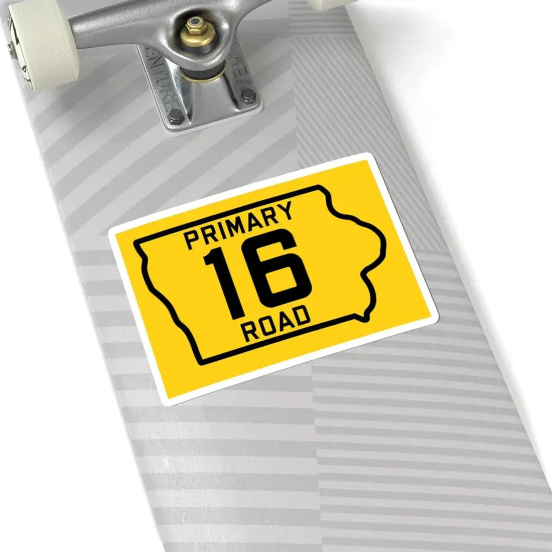 Iowa Primary 16 (Iowa) (Road Sign) STICKER Vinyl Kiss-Cut Decal - The Sticker Space