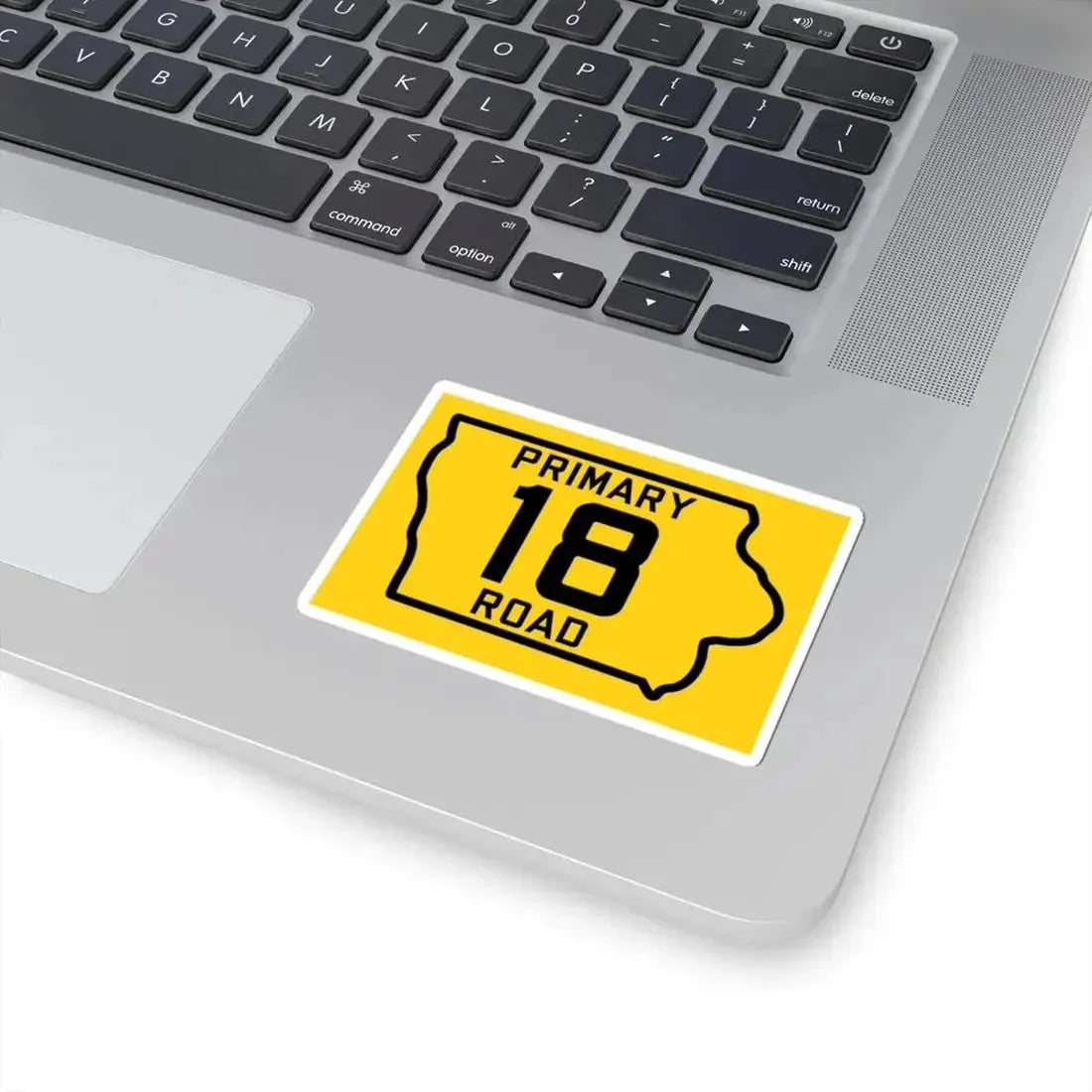 Iowa Primary 18 (Iowa) (Road Sign) STICKER Vinyl Kiss-Cut Decal - The Sticker Space