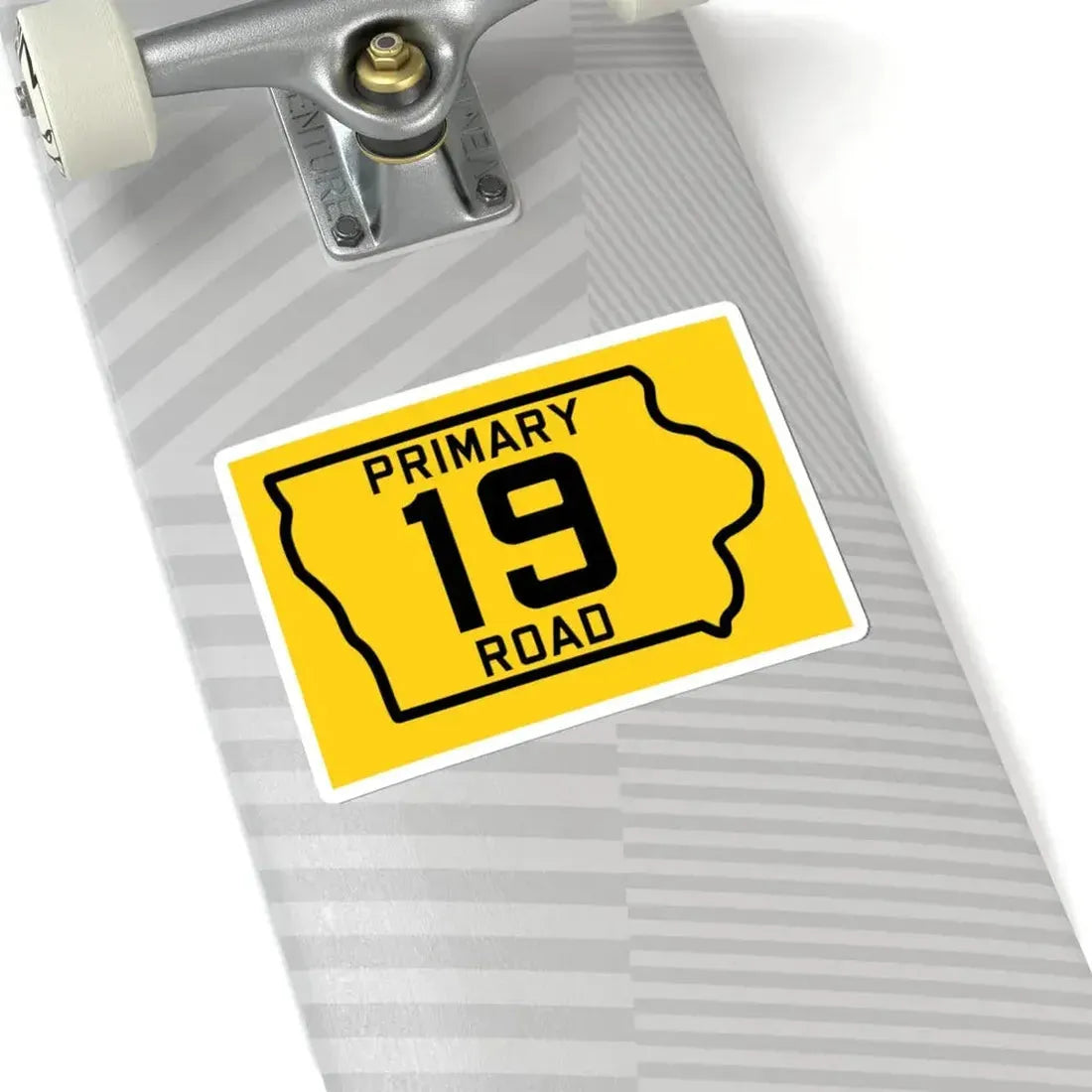 Iowa Primary 19 (Iowa) (Road Sign) STICKER Vinyl Kiss-Cut Decal - The Sticker Space