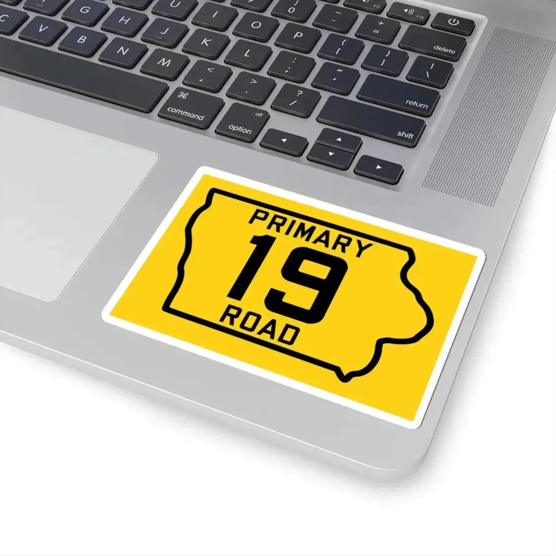 Iowa Primary 19 (Iowa) (Road Sign) STICKER Vinyl Kiss-Cut Decal - The Sticker Space