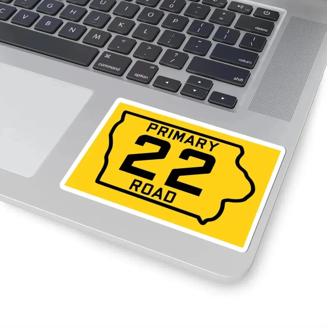 Iowa Primary 22 (Iowa) (Road Sign) STICKER Vinyl Kiss-Cut Decal - The Sticker Space