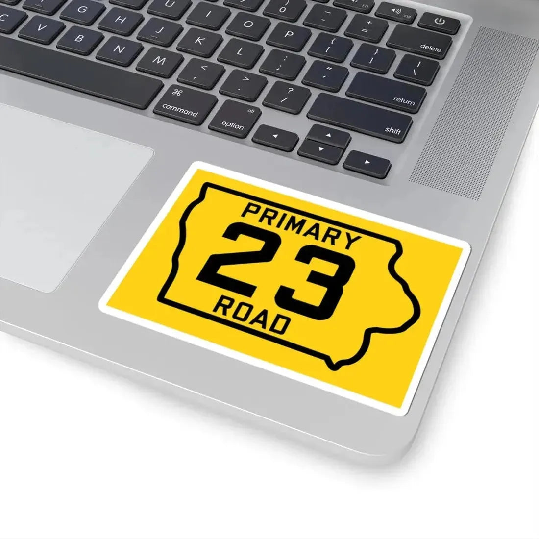 Iowa Primary 23 (Iowa) (Road Sign) STICKER Vinyl Kiss-Cut Decal - The Sticker Space