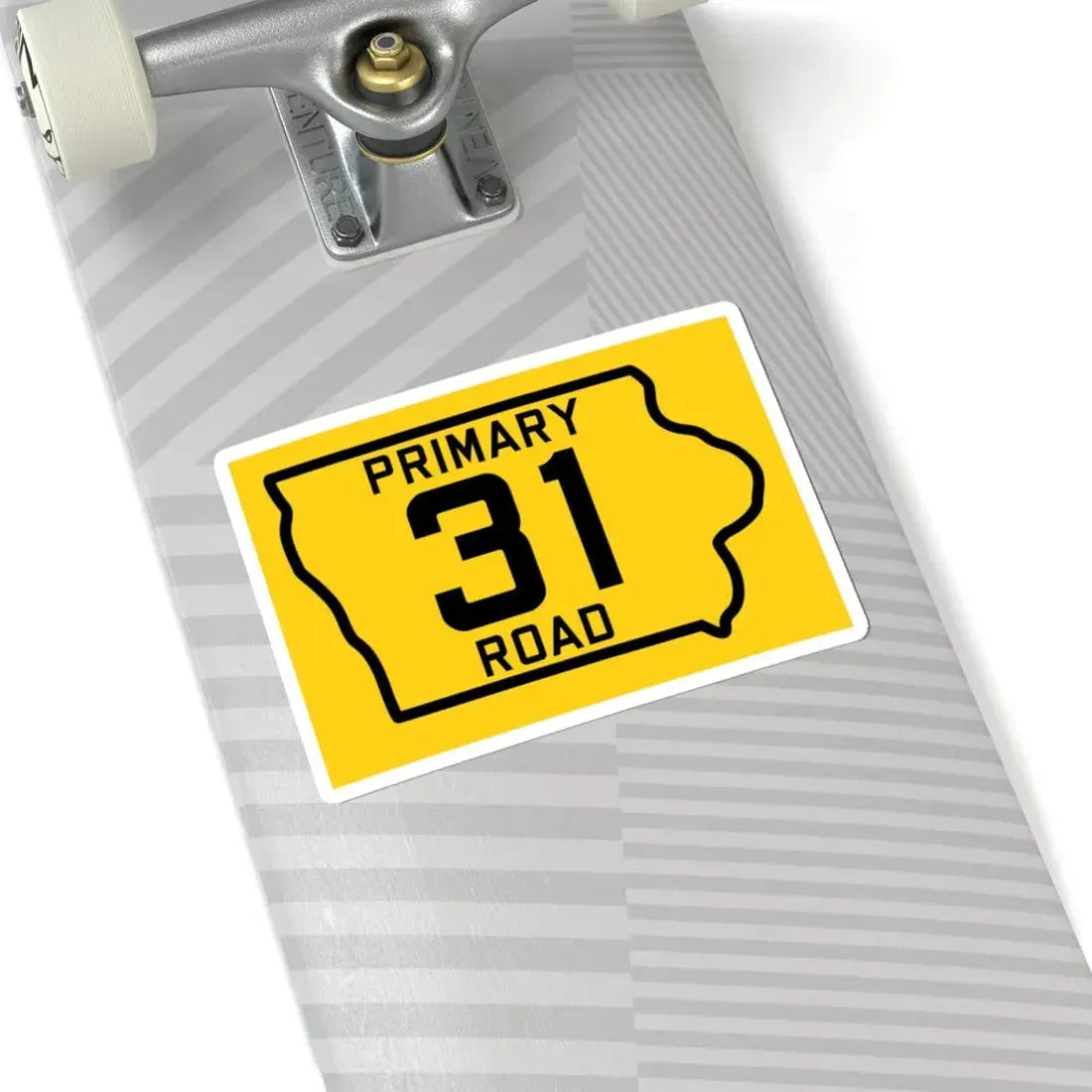 Iowa Primary 31 (Iowa) (Road Sign) STICKER Vinyl Kiss-Cut Decal - The Sticker Space