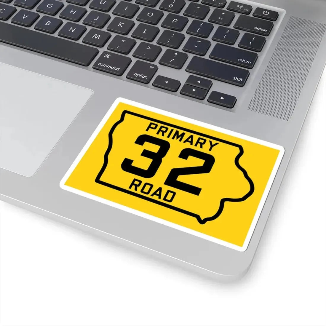 Iowa Primary 32 (Iowa) (Road Sign) STICKER Vinyl Kiss-Cut Decal - The Sticker Space