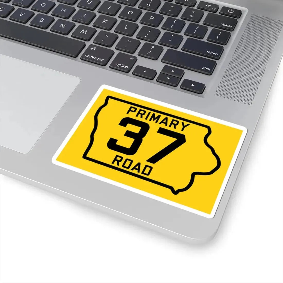 Iowa Primary 37 (Iowa) (Road Sign) STICKER Vinyl Kiss-Cut Decal - The Sticker Space