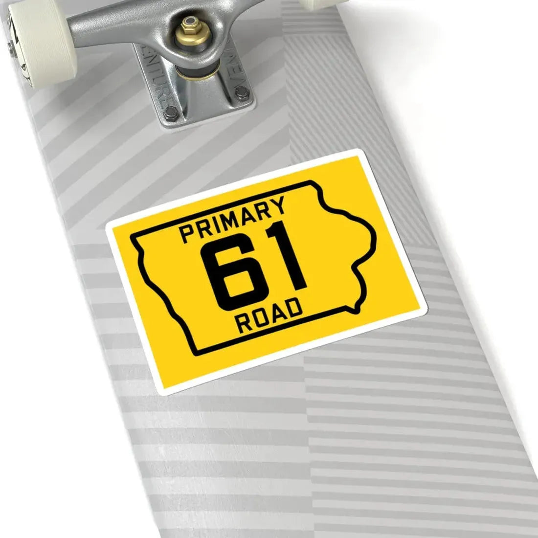 Iowa Primary 61 (Iowa) (Road Sign) STICKER Vinyl Kiss-Cut Decal - The Sticker Space