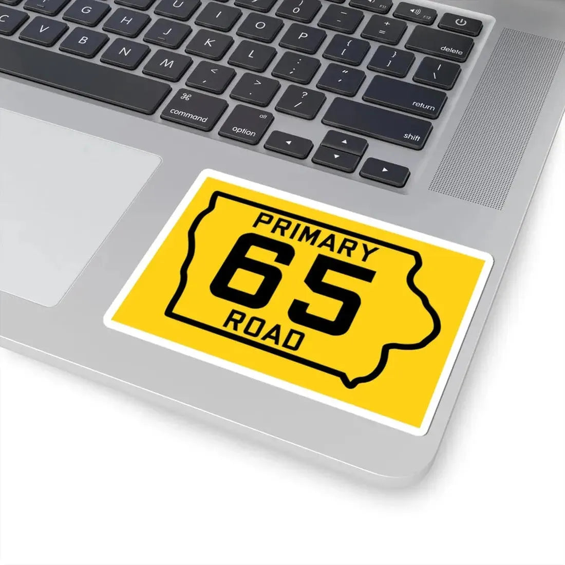 Iowa Primary 65 (Iowa) (Road Sign) STICKER Vinyl Kiss-Cut Decal - The Sticker Space