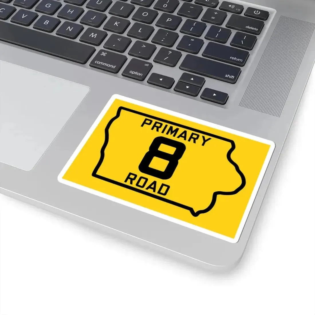Iowa Primary 8 (Iowa) (Road Sign) STICKER Vinyl Kiss-Cut Decal - The Sticker Space