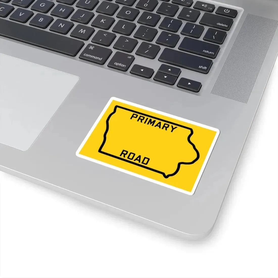 Iowa Primary blank (Iowa) (Road Sign) STICKER Vinyl Kiss-Cut Decal - The Sticker Space